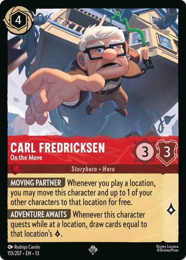 Carl Fredricksen – On the Move