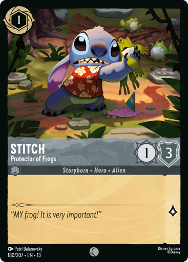 Stitch – Protector of Frogs
