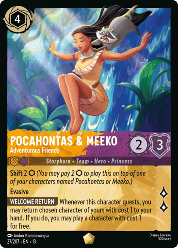 Pocahontas & Meeko – Adventurous Friends