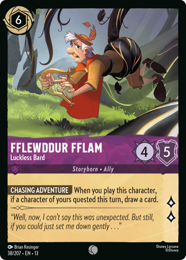 Fflewddur Fflam – Luckless Bard