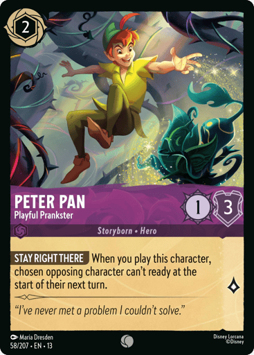Peter Pan – Playful Prankster