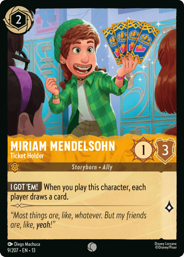 Miriam Mendelsohn – Ticket Holder