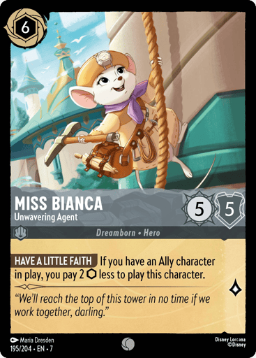Miss Bianca – Unwavering Agent