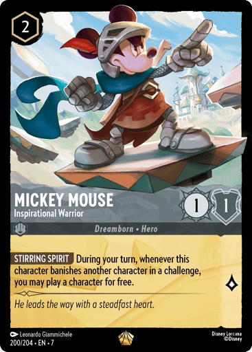 Mickey Mouse – Inspirational Warrior