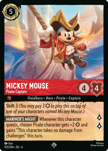 Mickey Mouse – Pirate Captain