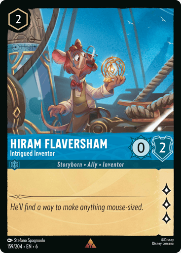 Hiram Flaversham – Intrigued Inventor