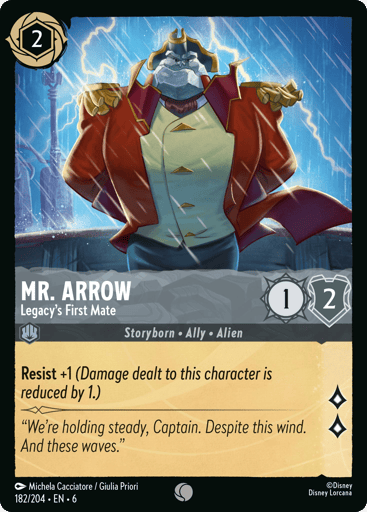 Mr. Arrow – Legacy's First Mate