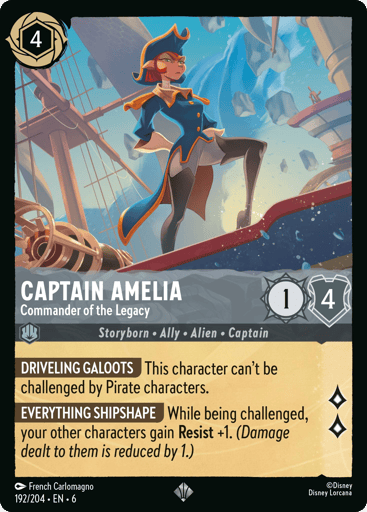 Captain Amelia – Commander of the Legacy