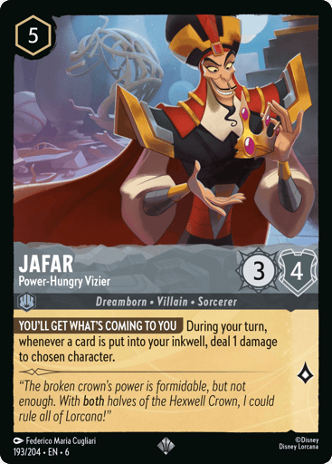 Jafar – Power-Hungry Vizier