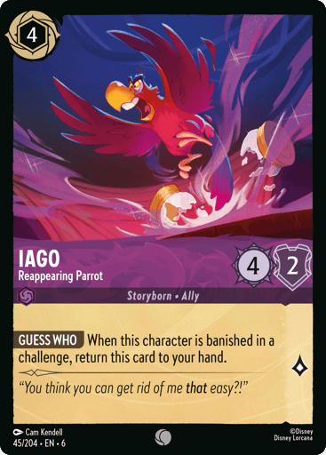 Iago – Reappearing Parrot