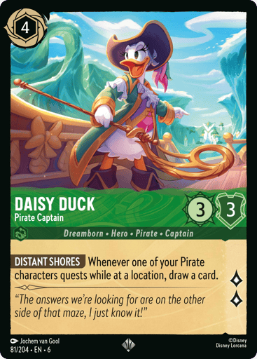 Daisy Duck – Pirate Captain
