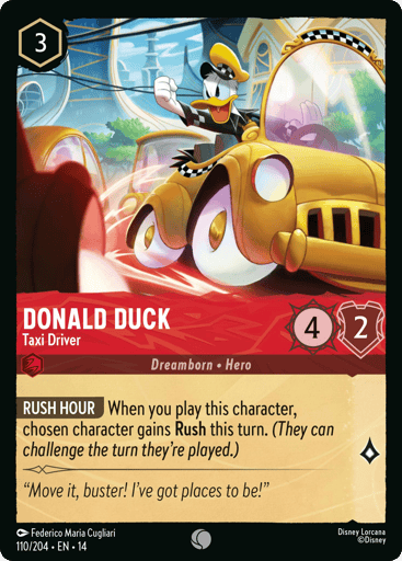 Donald Duck – Taxi Driver