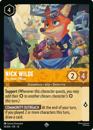 Nick Wilde – Toy Drive Officer