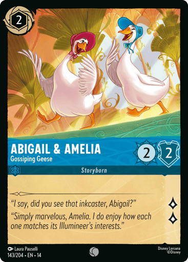 Abigail & Amelia – Gossiping Geese