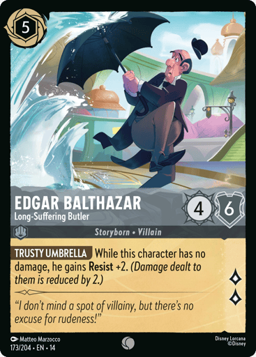 Edgar Balthazar – Long-Suffering Butler