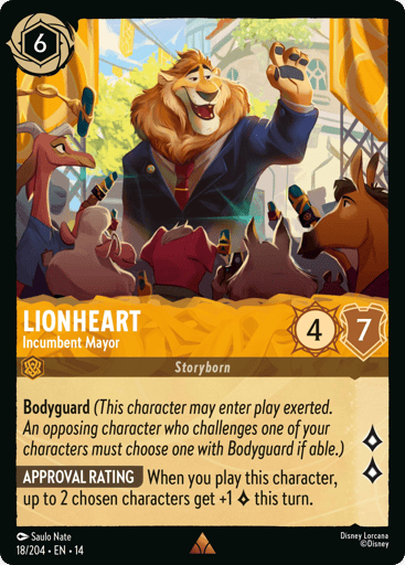 Lionheart – Incumbent Mayor