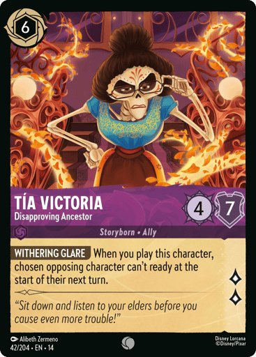 Tía Victoria – Disapproving Ancestor
