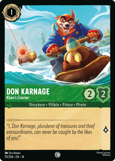 Don Karnage – Khan's Courier