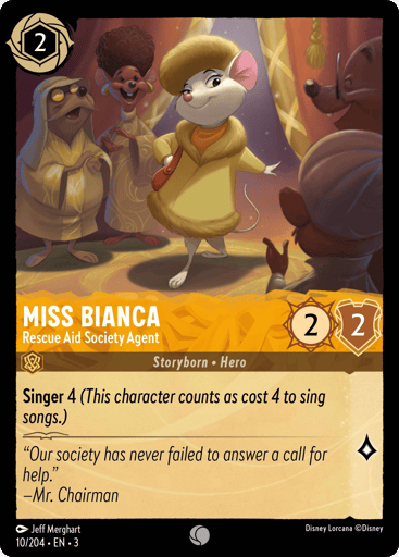 Miss Bianca – Rescue Aid Society Agent
