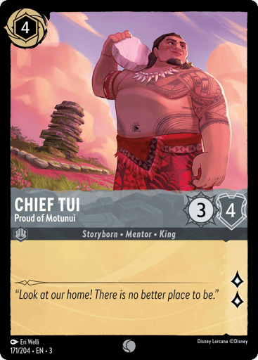Chief Tui – Proud of Motunui