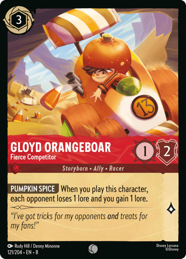 Gloyd Orangeboar – Fierce Competitor