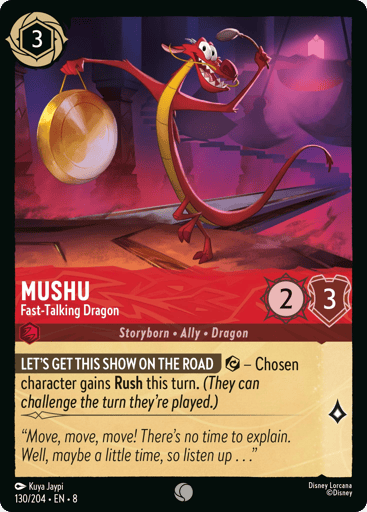 Mushu – Fast-Talking Dragon