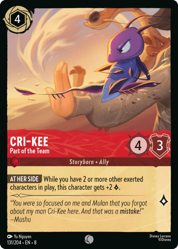 Cri-Kee – Part of the Team