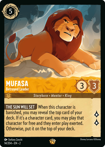 Mufasa – Betrayed Leader