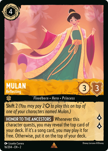 Mulan – Reflecting