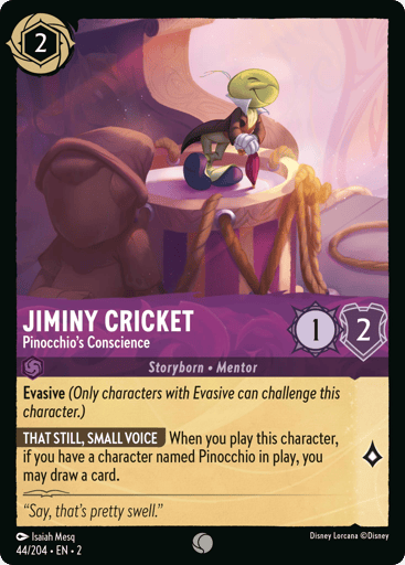 Jiminy Cricket – Pinocchio's Conscience