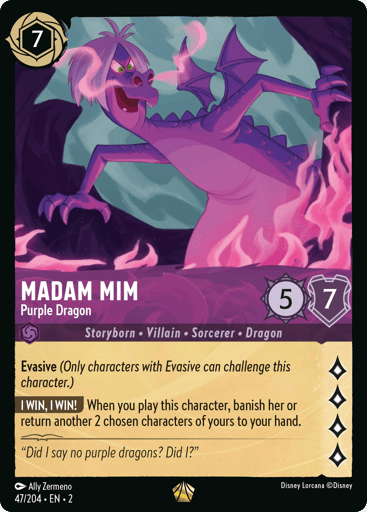 Madam Mim – Purple Dragon