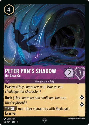 Peter Pan's Shadow – Not Sewn On