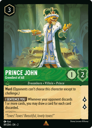 Prince John – Greediest of All