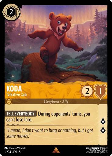 Koda – Talkative Cub