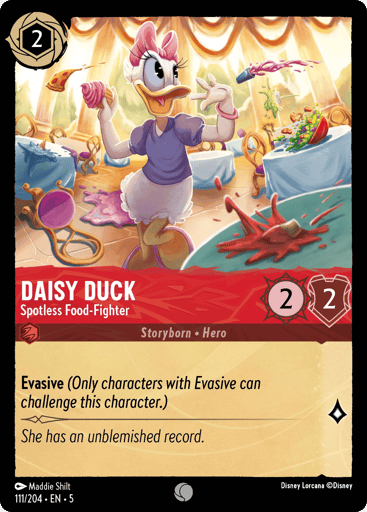Daisy Duck – Spotless Food-Fighter
