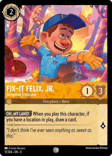 Fix-It Felix, Jr. – Delighted Sightseer
