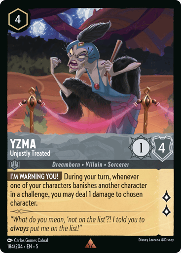 Yzma – Unjustly Treated