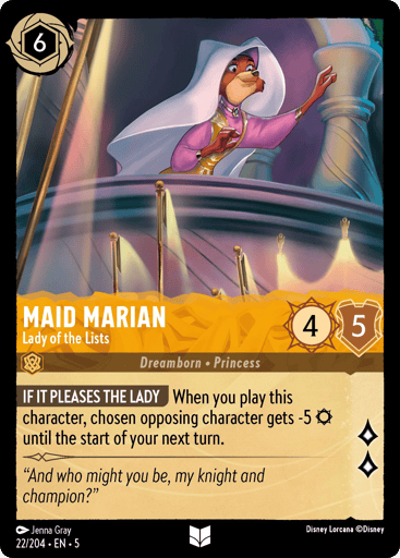 Maid Marian – Lady of the Lists
