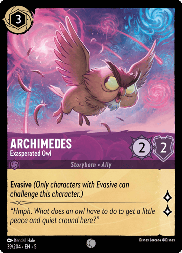 Archimedes – Exasperated Owl