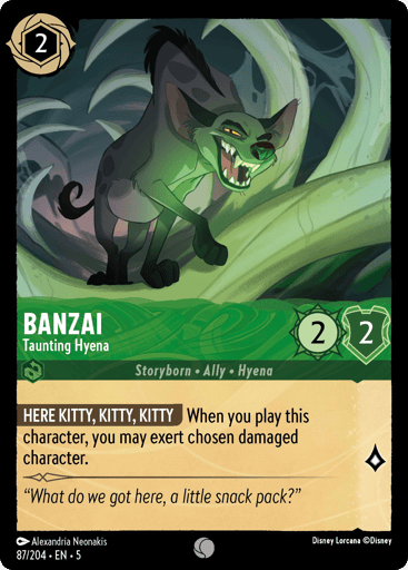 Banzai – Taunting Hyena