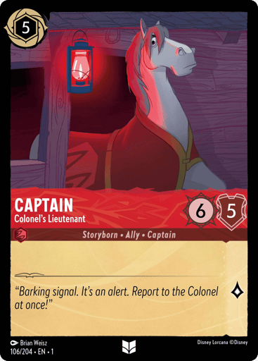 Captain – Colonel's Lieutenant