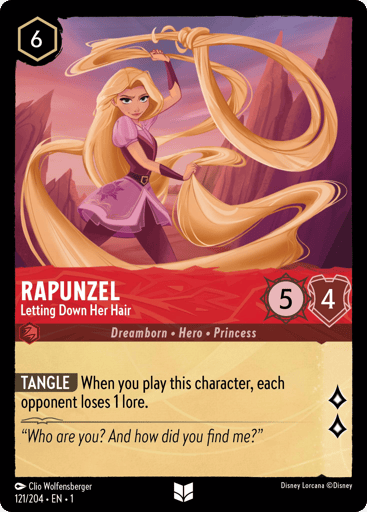 Rapunzel – Letting Down Her Hair