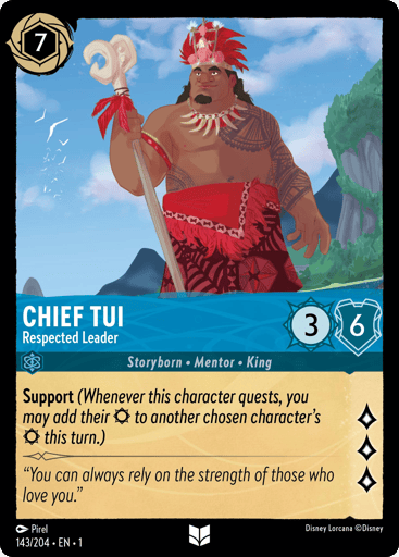 Chief Tui – Respected Leader