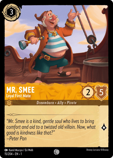 Mr. Smee – Loyal First Mate