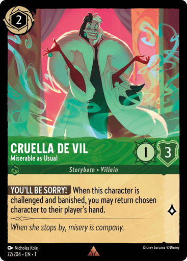 Cruella De Vil – Miserable as Usual