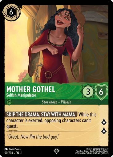 Mother Gothel – Selfish Manipulator