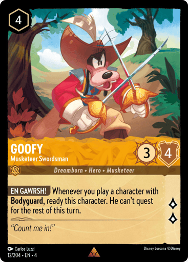 Goofy – Musketeer Swordsman