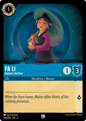 Fa Li – Mulan's Mother
