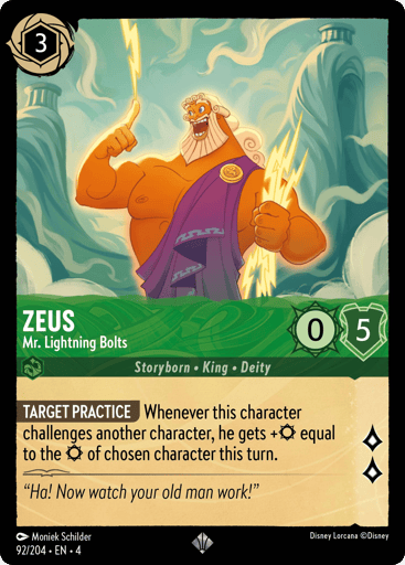 Zeus – Mr. Lightning Bolts