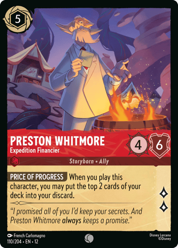 Preston Whitmore – Expedition Financier